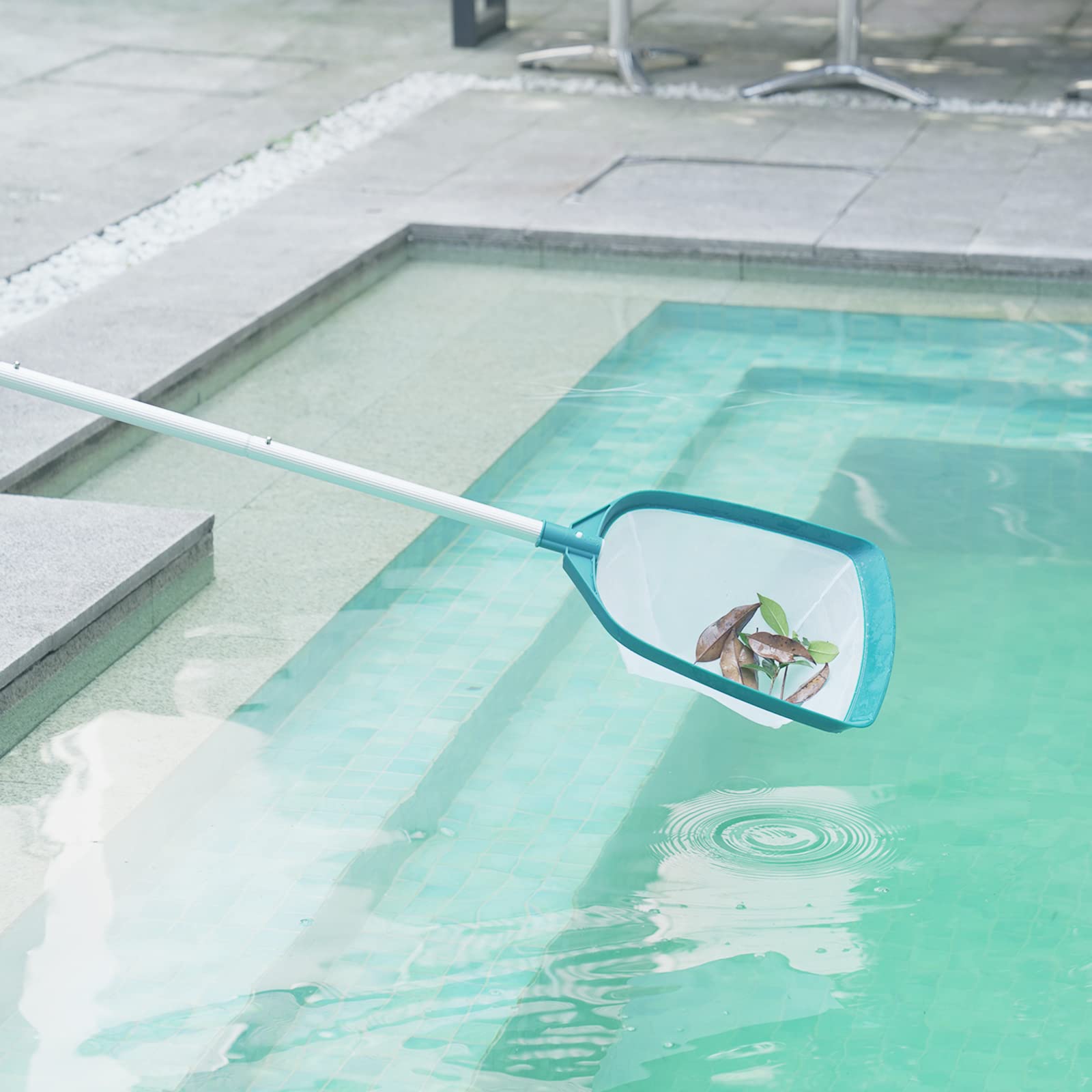 POOLWHALE product packaging and label highlighting features and 60-day guarantee