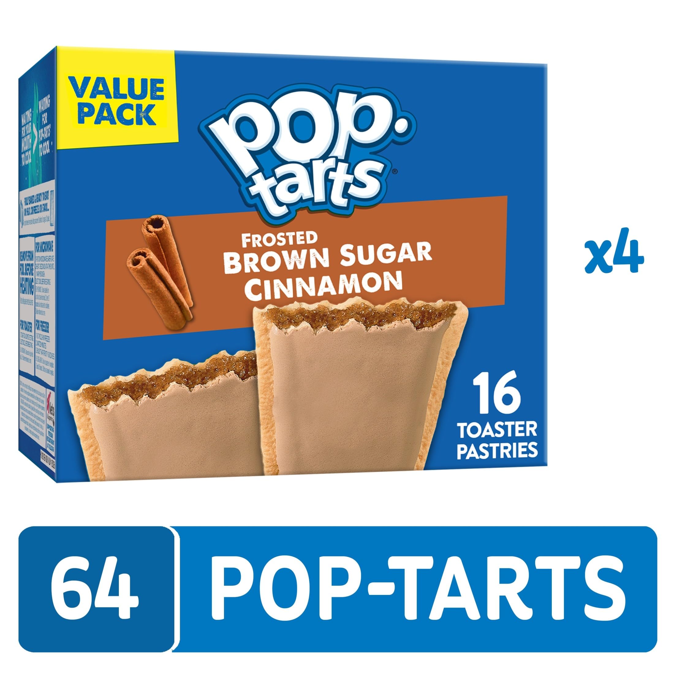 Pop-Tarts cross-section showing brown sugar cinnamon filling and texture