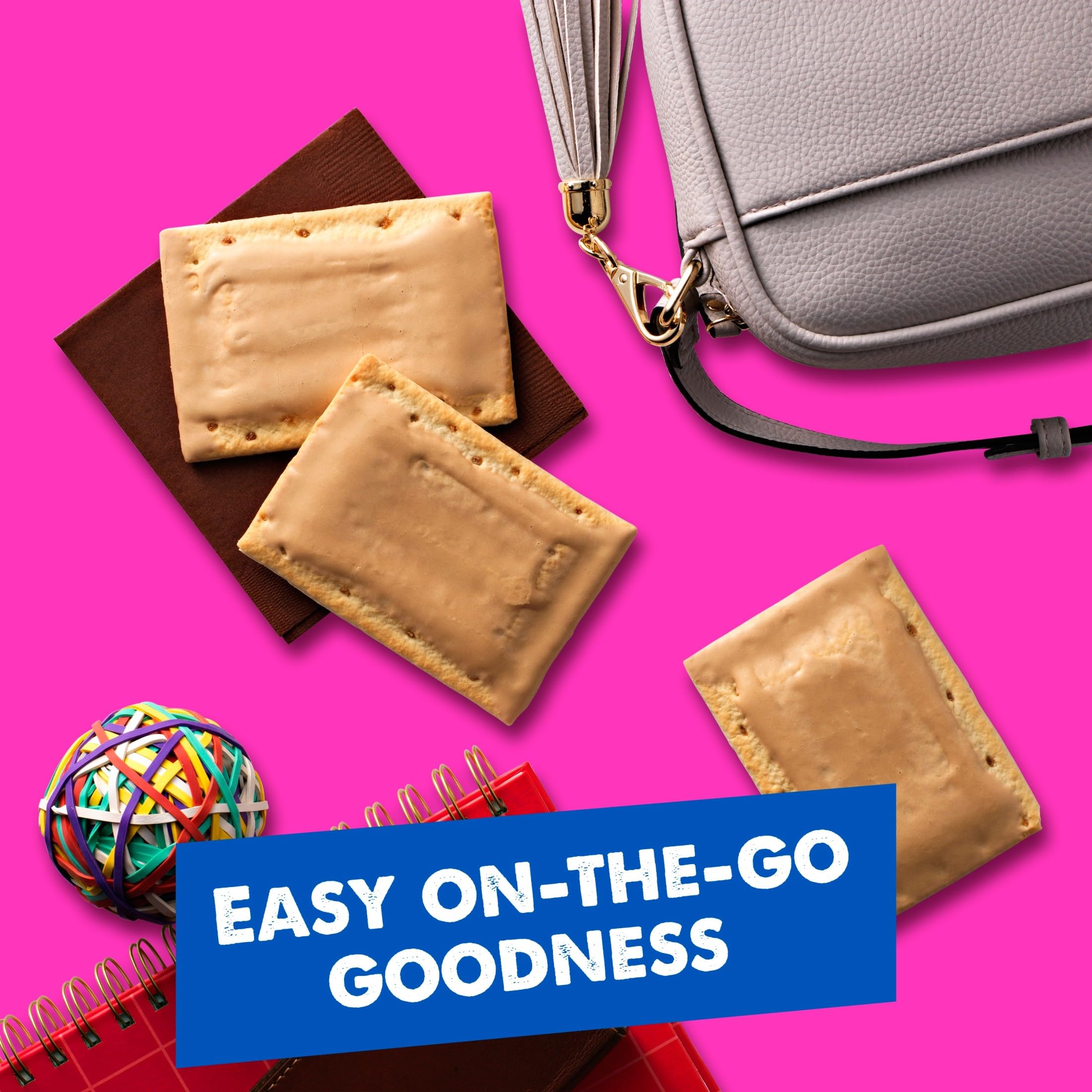 Pop-Tarts held in hand to show scale and single-serve convenience