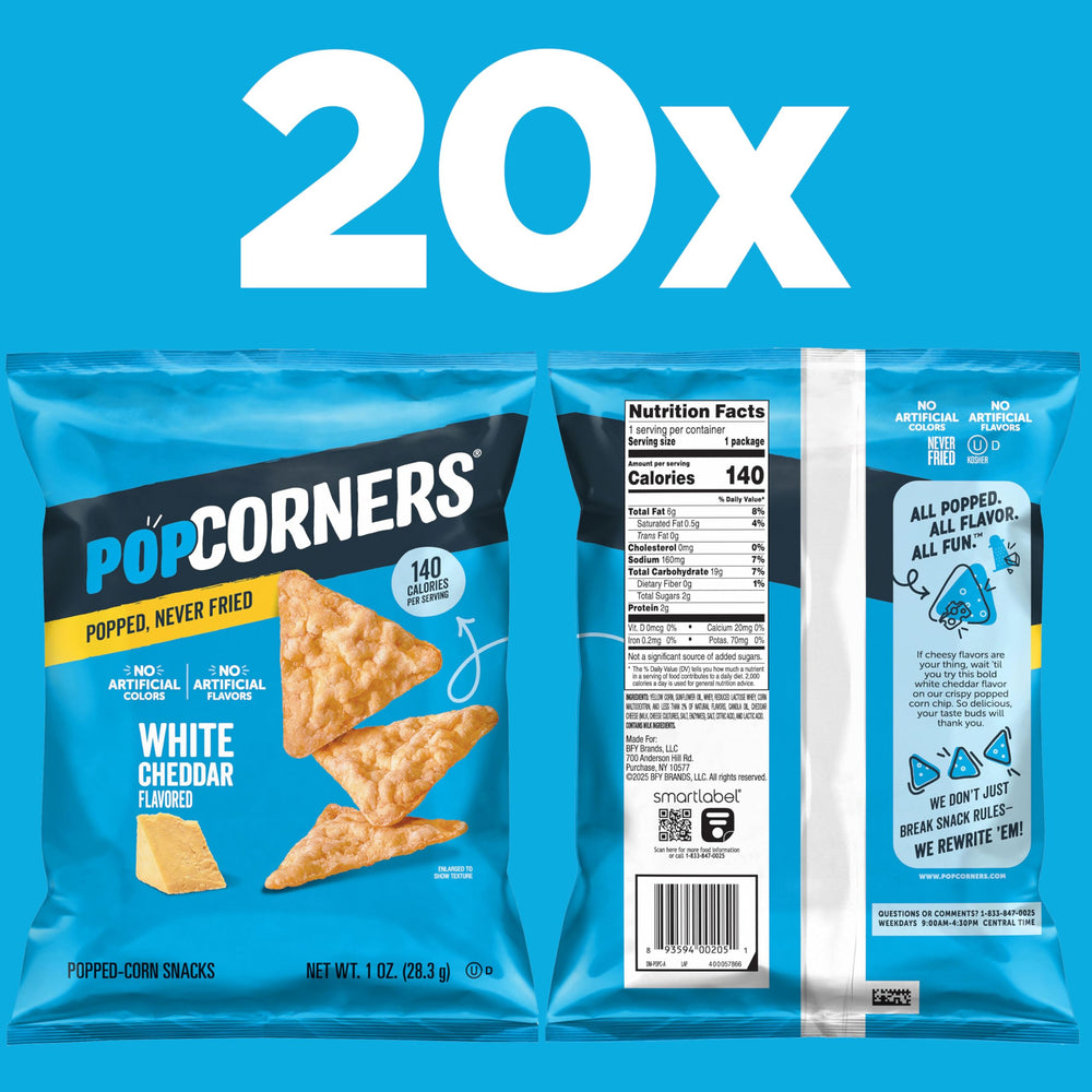 PopCorners primer plano de textura crujiente destacando ligereza