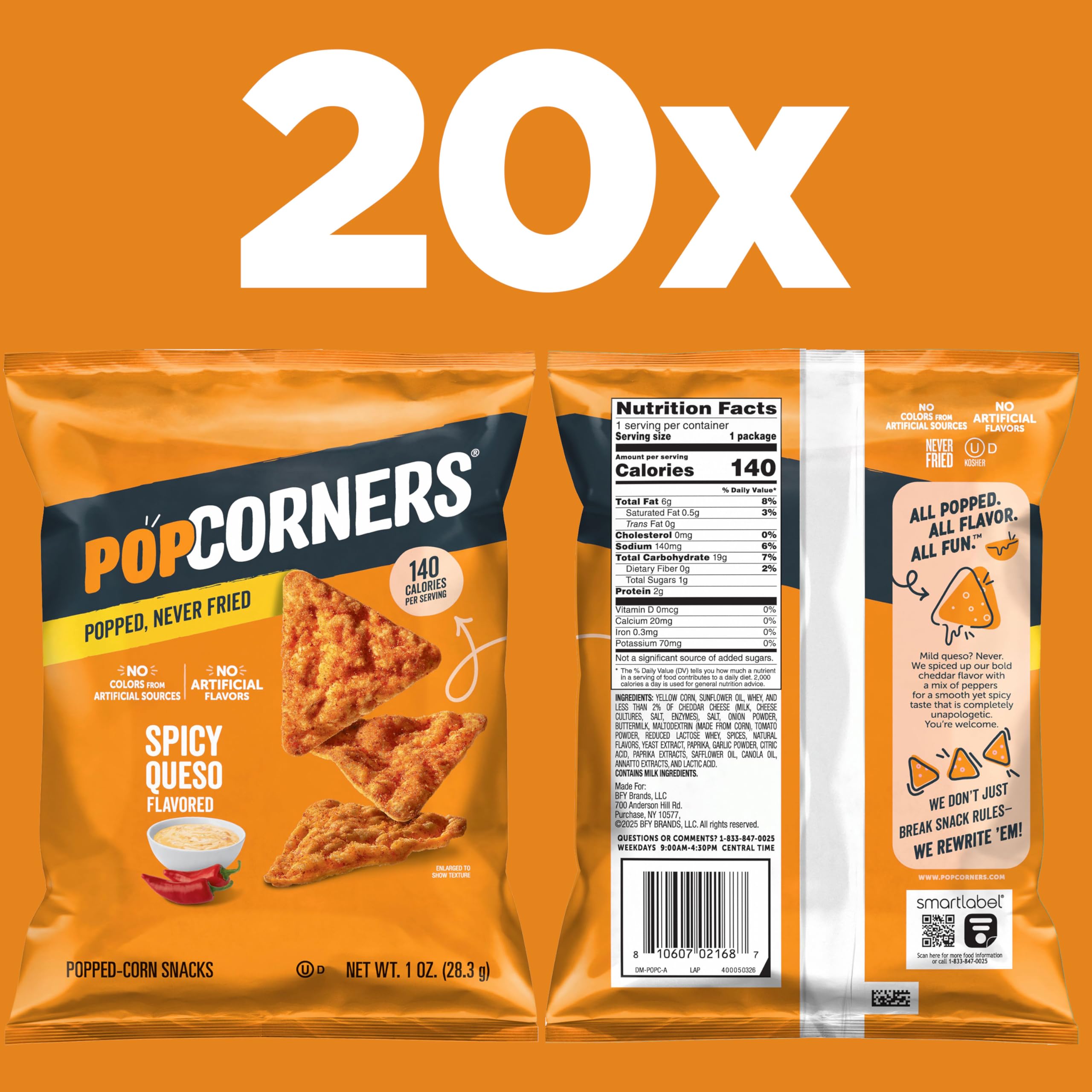 PopCorners detalle de textura crujiente resaltando ligereza y sabor