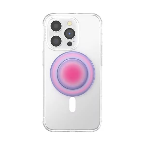 PopSockets Aura sujeto en mano durante selfie con mayor control y estabilidad