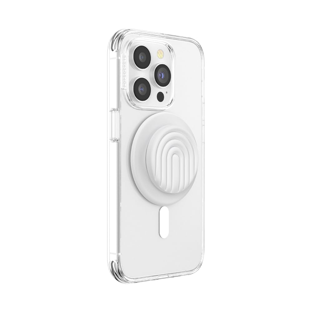 PopSockets Coconute Creme detalle de textura que facilita su sujeción