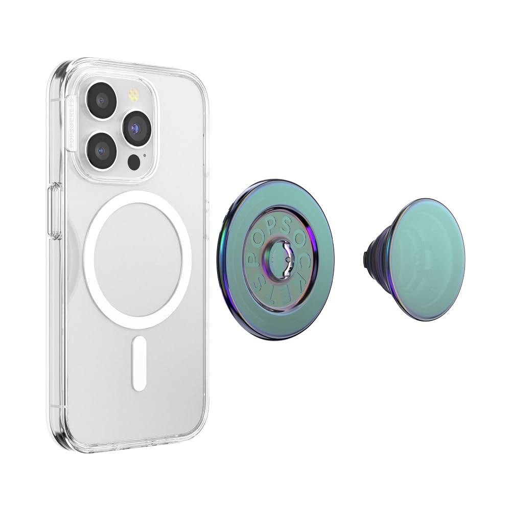 PopSockets Nightshade extended stand supporting phone for hands-free viewing