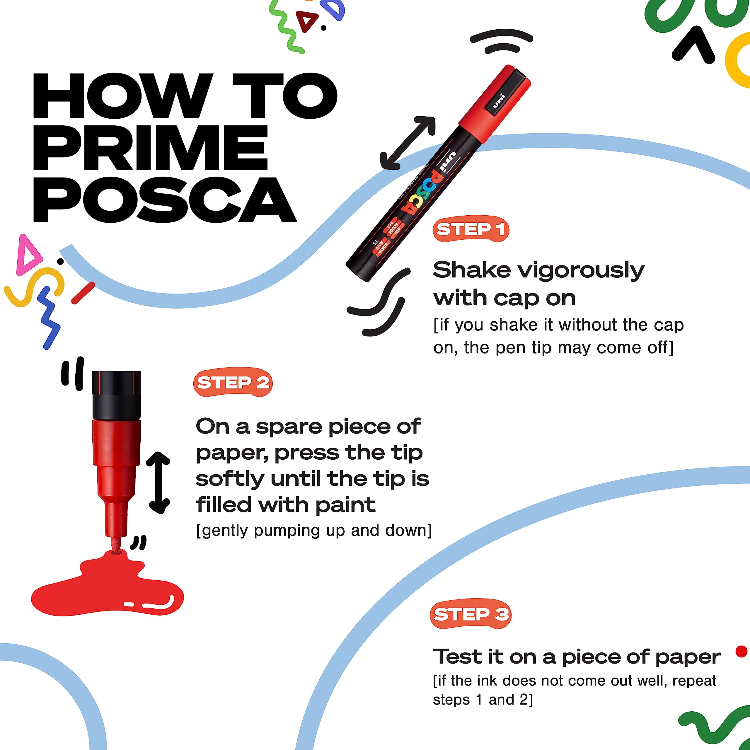 posca punta reversible visible y durable para trazos precisos y doble uso
