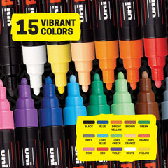 posca punta reversible primer plano que permite trazos finos y anchos