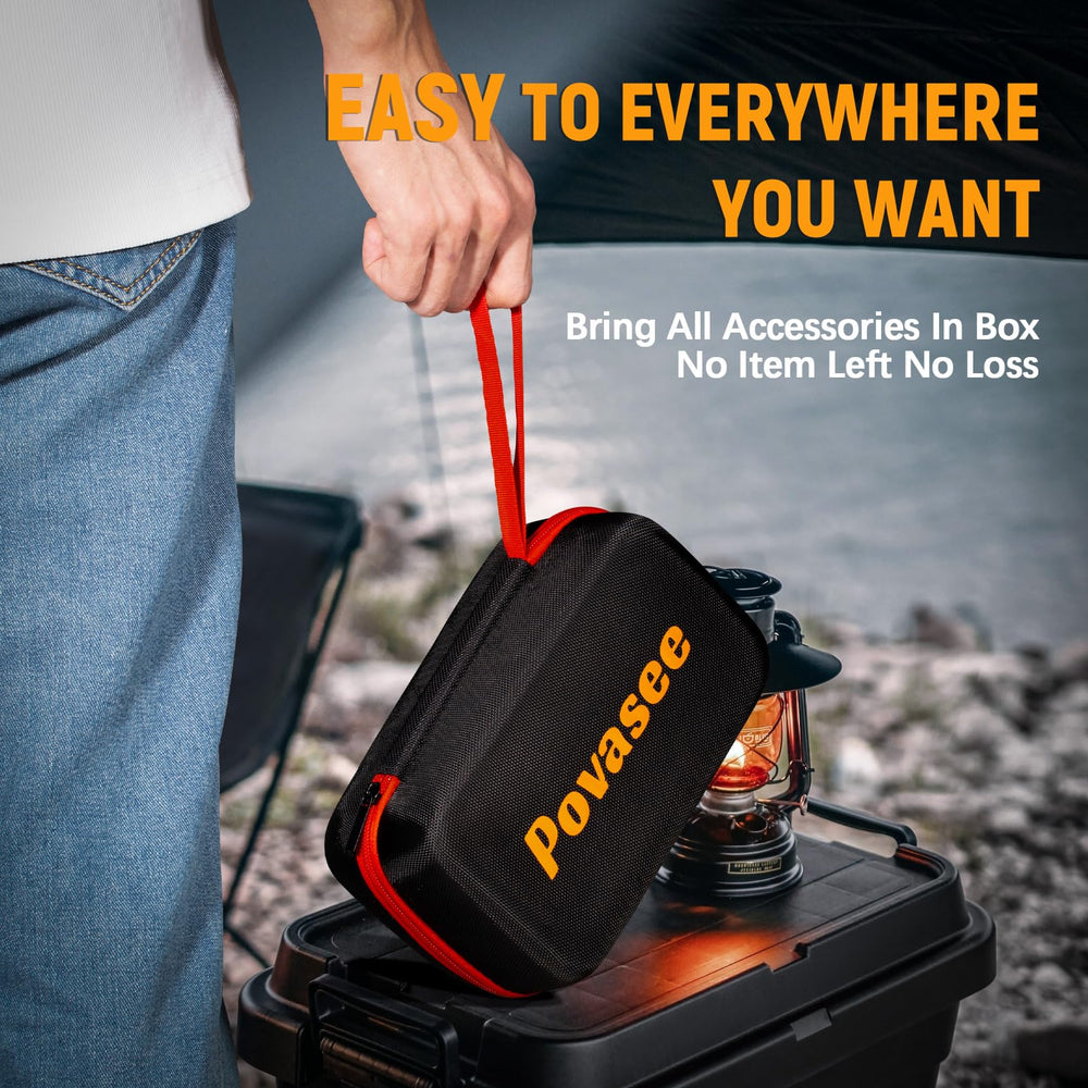 Povasee LED flashlight and SOS mode providing bright emergency illumination
