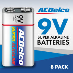 Powermax ACDelco primeros planos de terminales 9V, contacto fiable