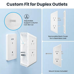 POWSAF luz nocturna cálida encendida con sensor, crea ambiente suave en dormitorio