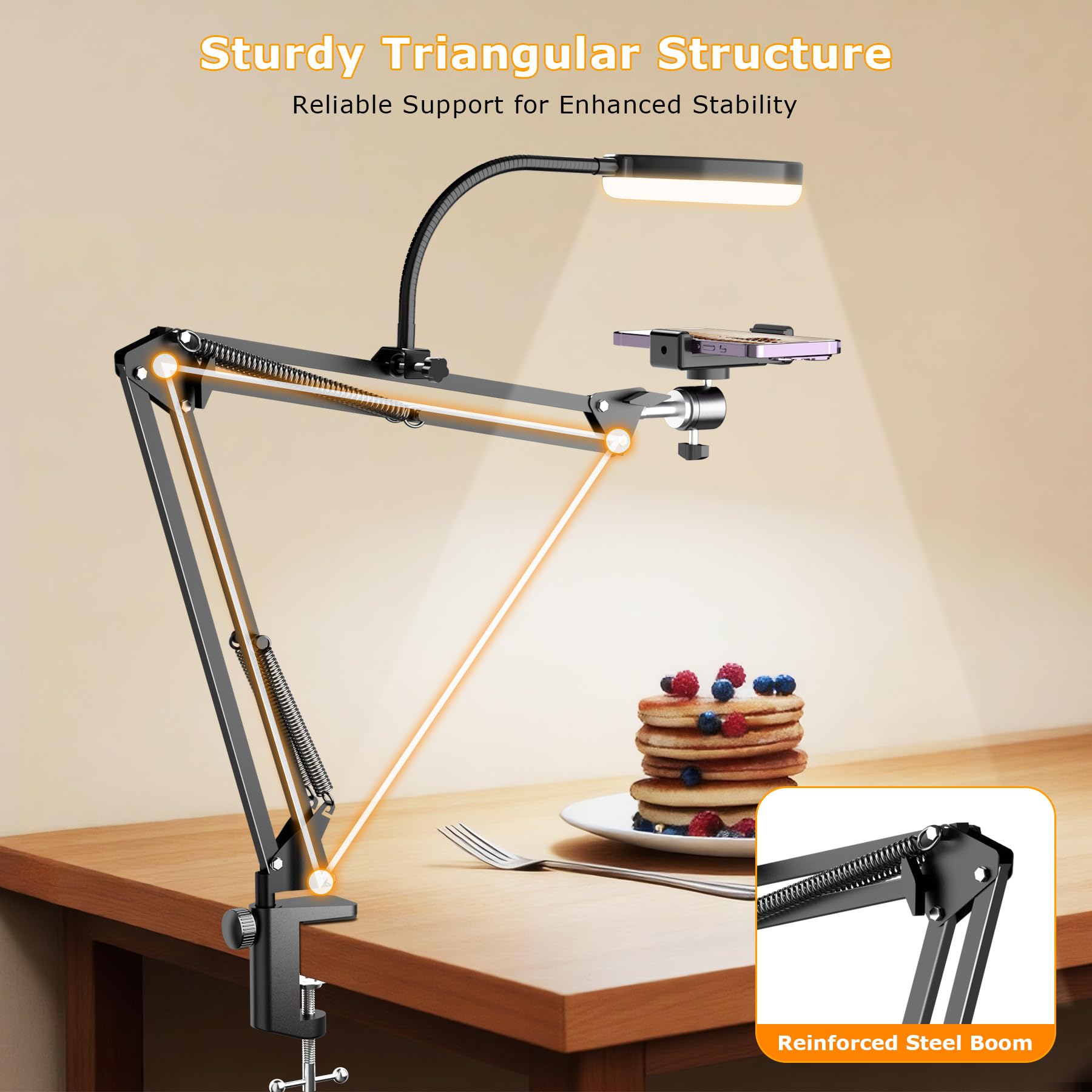 Pozliv compact tripod with detachable parts showing modular configuration for varied uses
