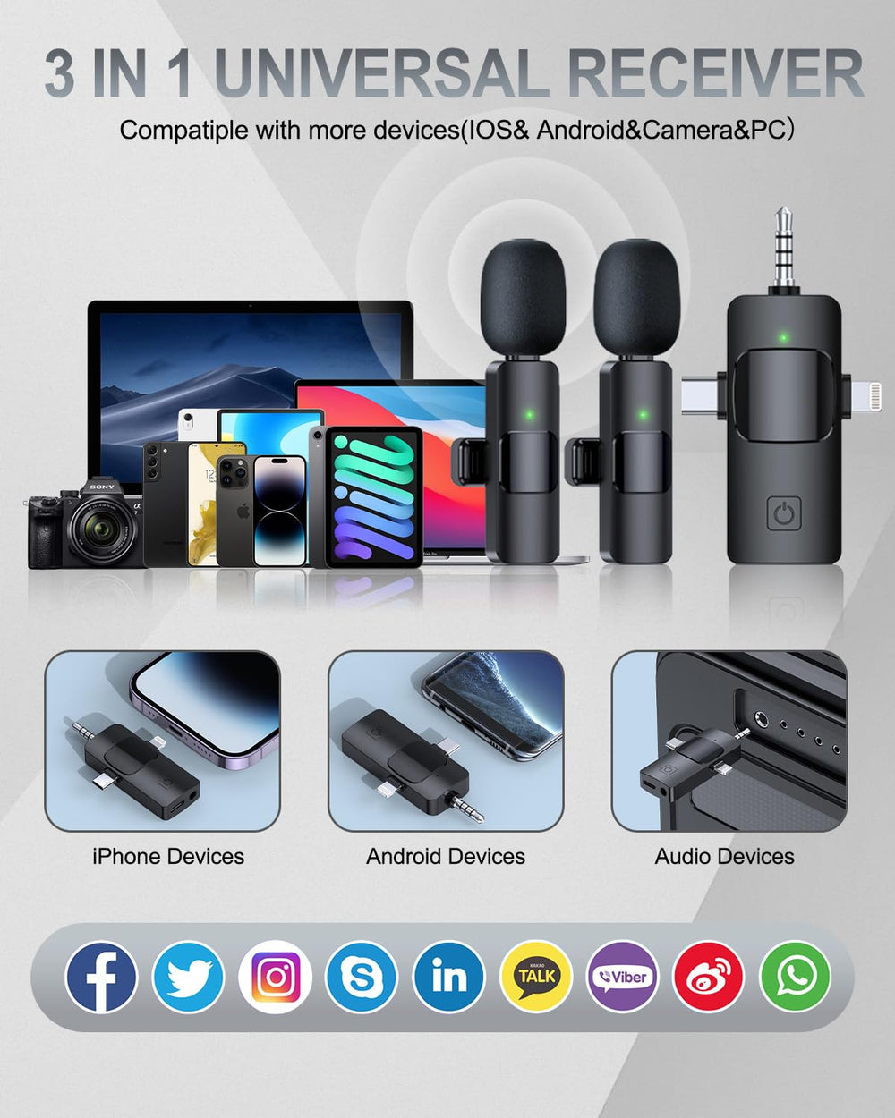 PQRQP escena lifestyle de streaming que muestra uso profesional en directo