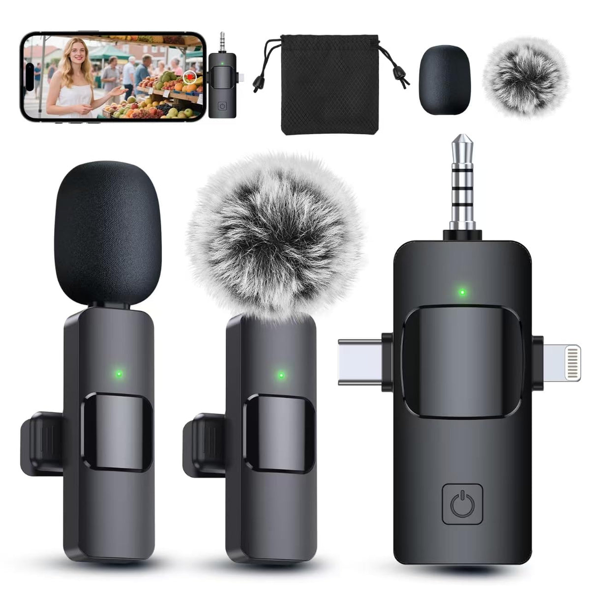 PQRQP frontal del paquete que muestra el kit completo y beneficio de portabilidad