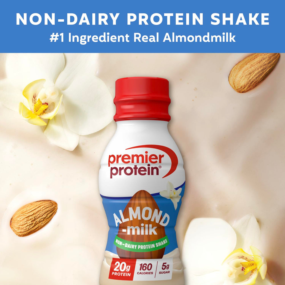 Premier Protein primer plano de textura cremosa sugeriendo sabor y textura