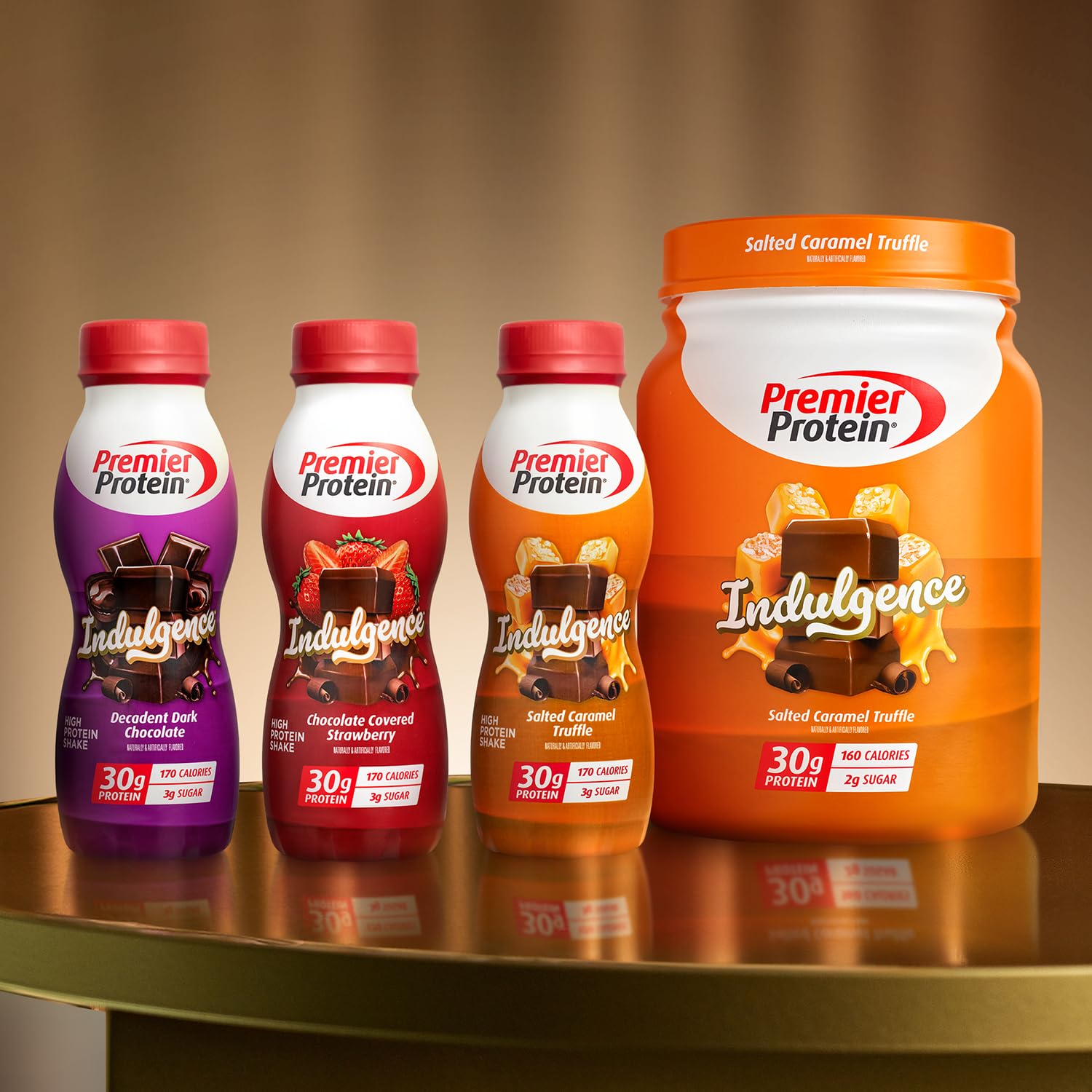 Premier Protein escena de merienda junto a café para consumo diario