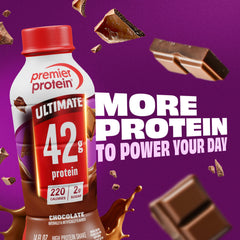 Premier Protein pack de 12 botellas de chocolate listo para llevar y compartir