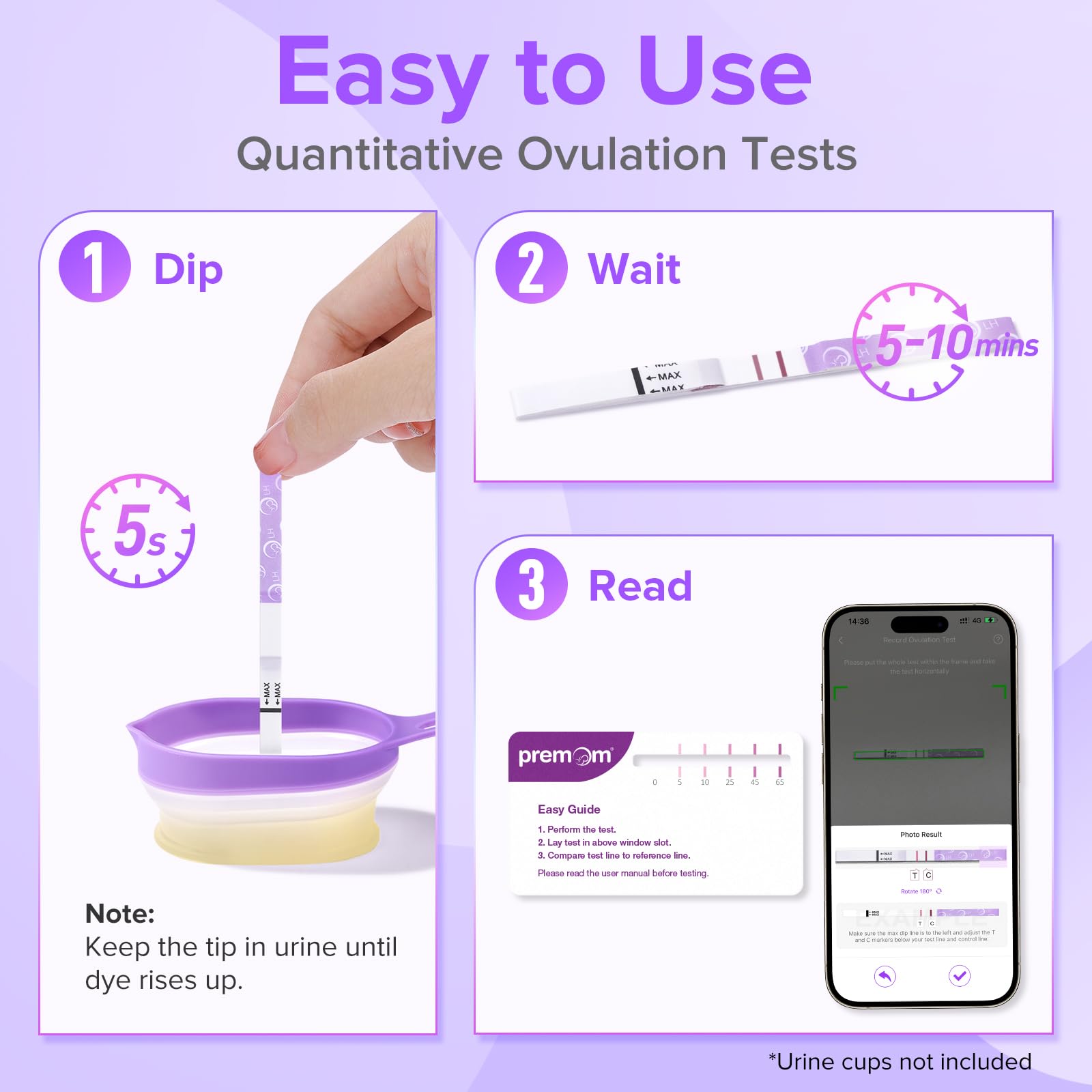 Premom gráfico de ciclo en app, facilita seguimiento visual