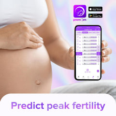 Premom tira sumergida en orina, uso sencillo y rápido