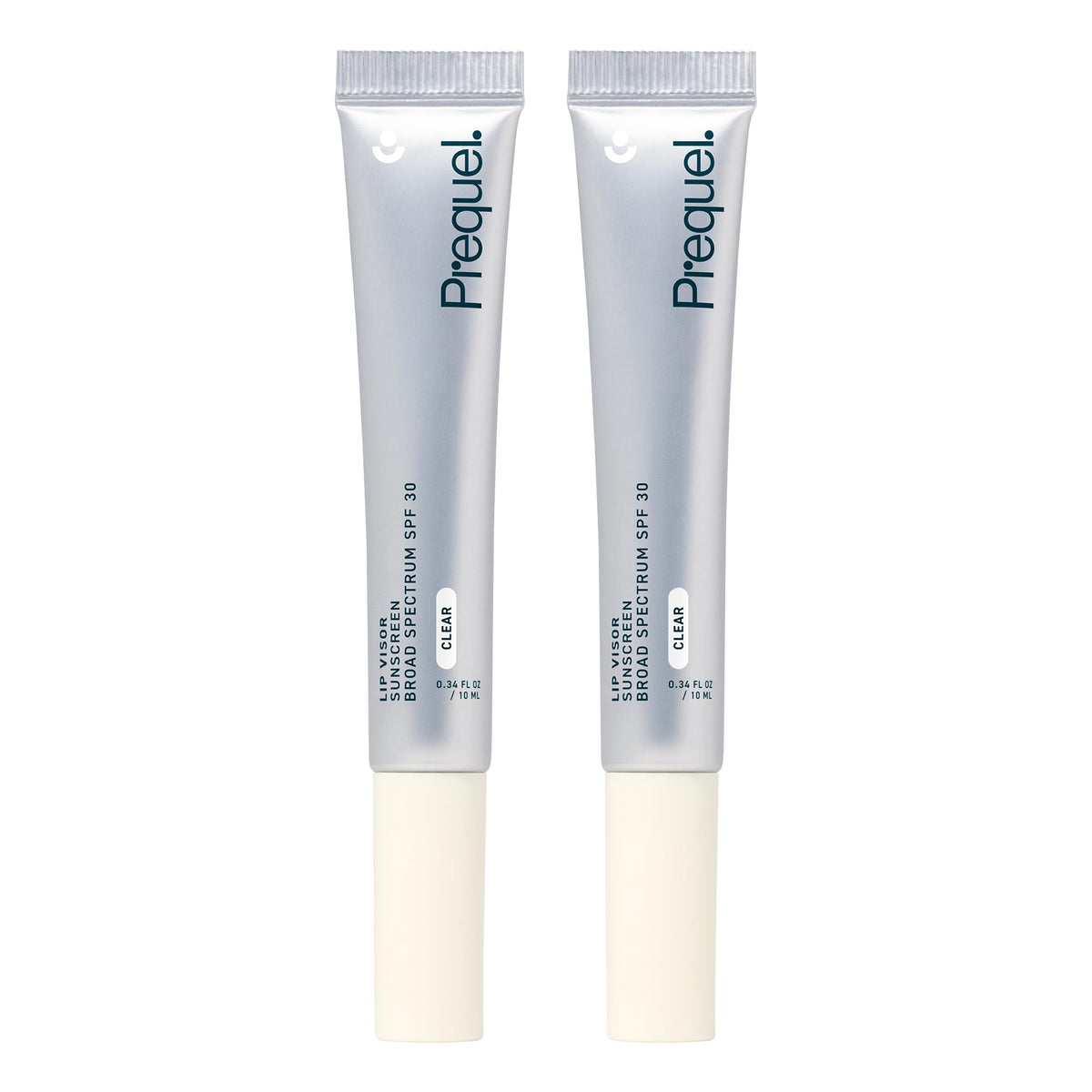 Prequel Lip Visor frente del empaque muestra protección SPF 30