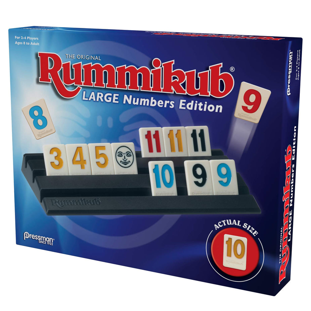 Pressman Rummikub instrucciones y jokers visibles, uso inmediato y versátil
