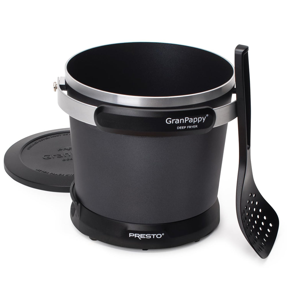 Presto GranPappy close-up of ceramic nonstick interior showing easy-clean surface and durability