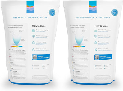 PrettyLitter crystal close-up demonstrating absorbency and odor control