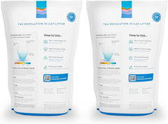 PrettyLitter crystal close-up demonstrating absorbency and odor control