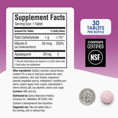 Open Prevagen box with chewable tablets displayed for convenient daily dosing and storage