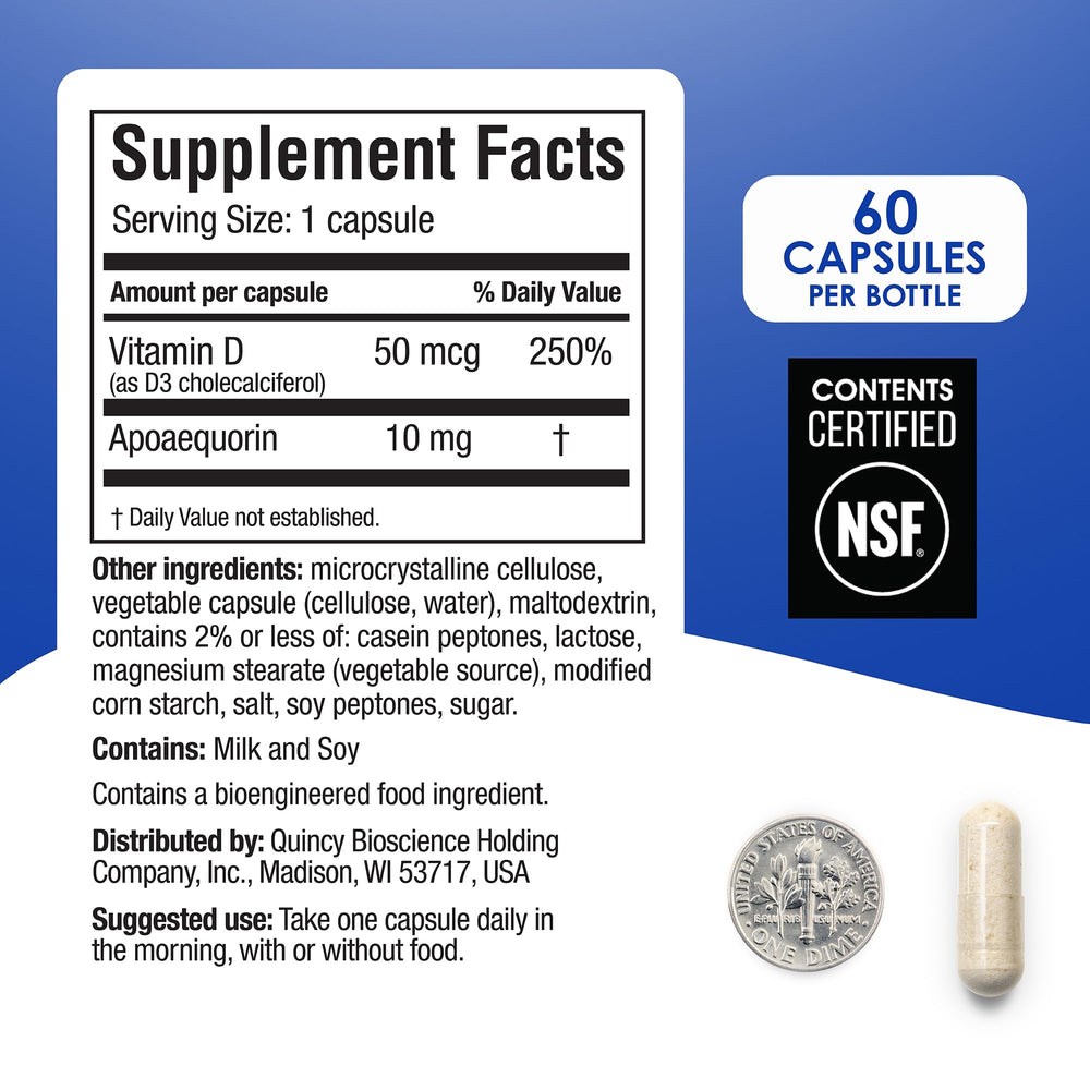 Close-up of Prevagen capsule texture, capsule clarity benefit