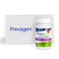 Prevagen front box showing product branding and mixed berry chewables benefit clarity