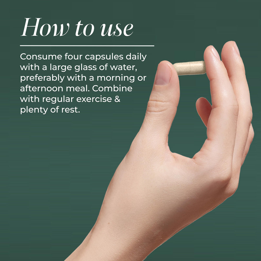 Primal Harvest capsules in hand demonstrating serving size and portability benefit