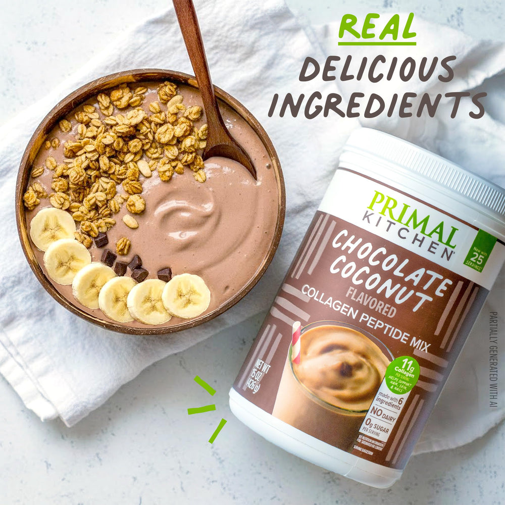 Primal Kitchen etiqueta con ingredientes y certificaciones visibles