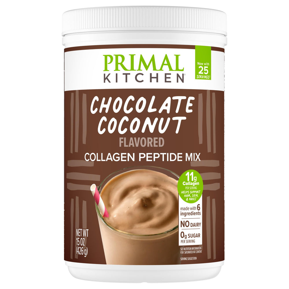 Primal Kitchen frente del envase mostrando la marca y beneficios claros