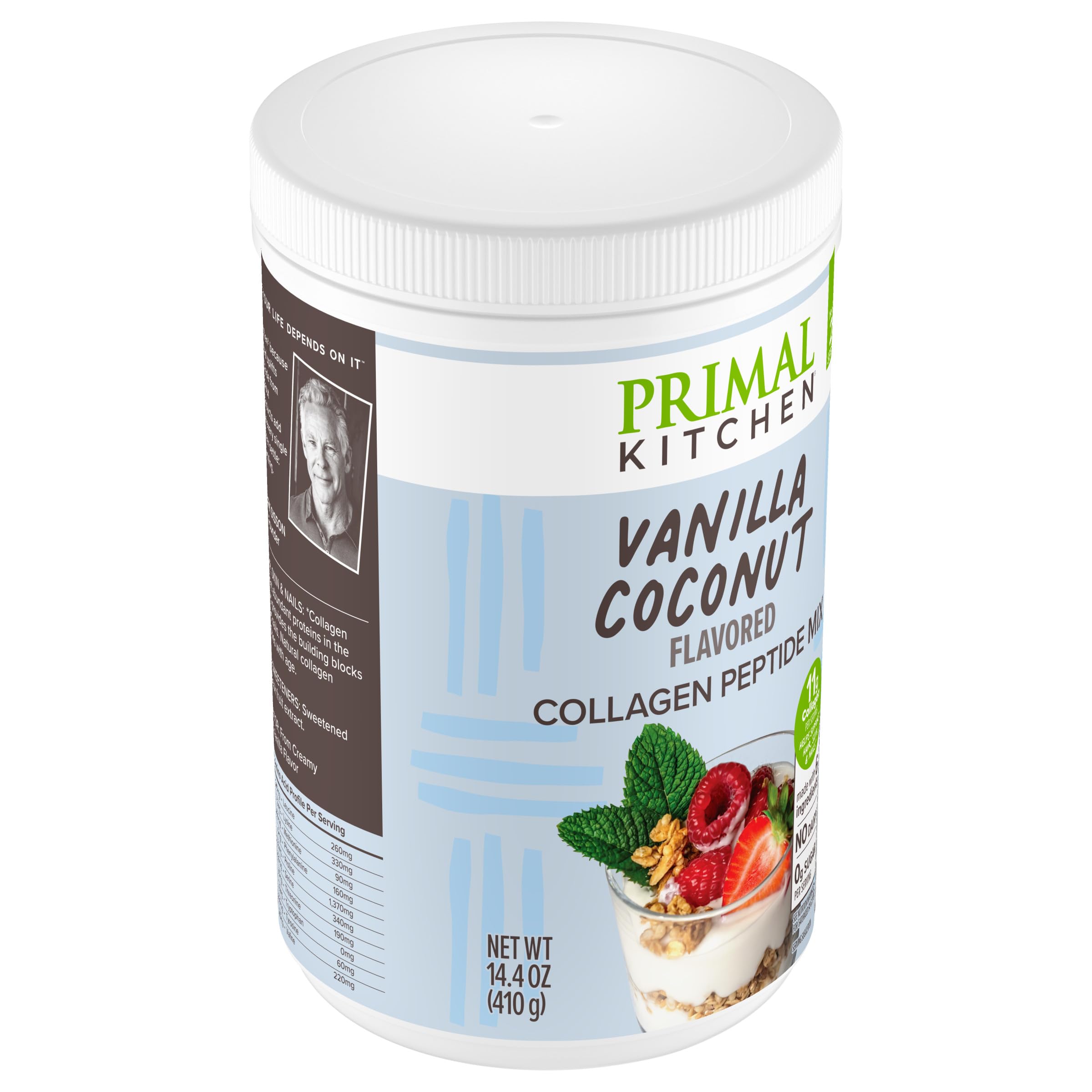 Primal Kitchen colágeno usado en un bizcocho casero para enriquecer recetas