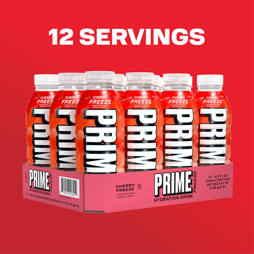 PRIME HYDRATION bebida junto a equipo deportivo mostrando recuperación post-entreno