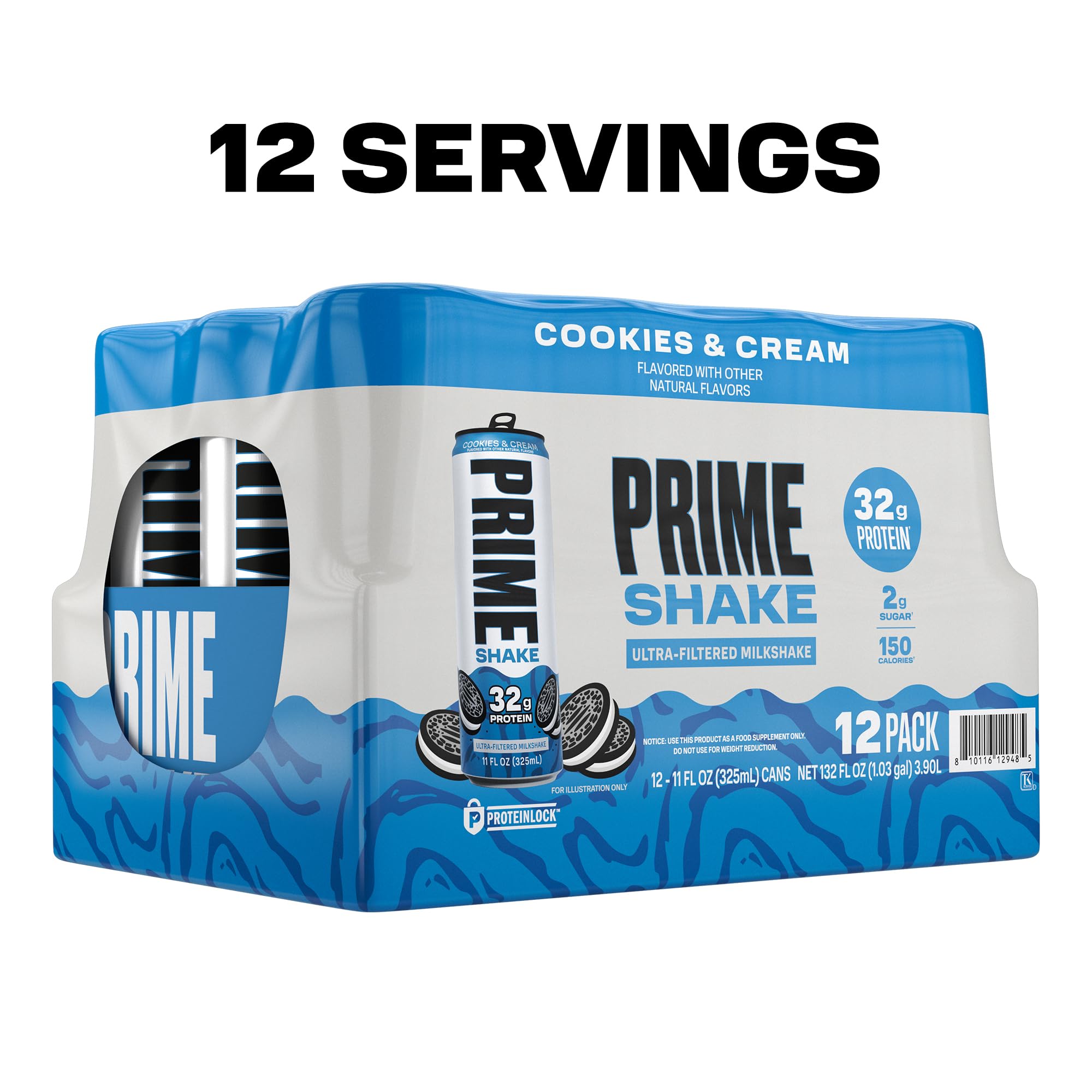 PRIME HYDRATION pack de 12 latas ideal para stock y uso semanal