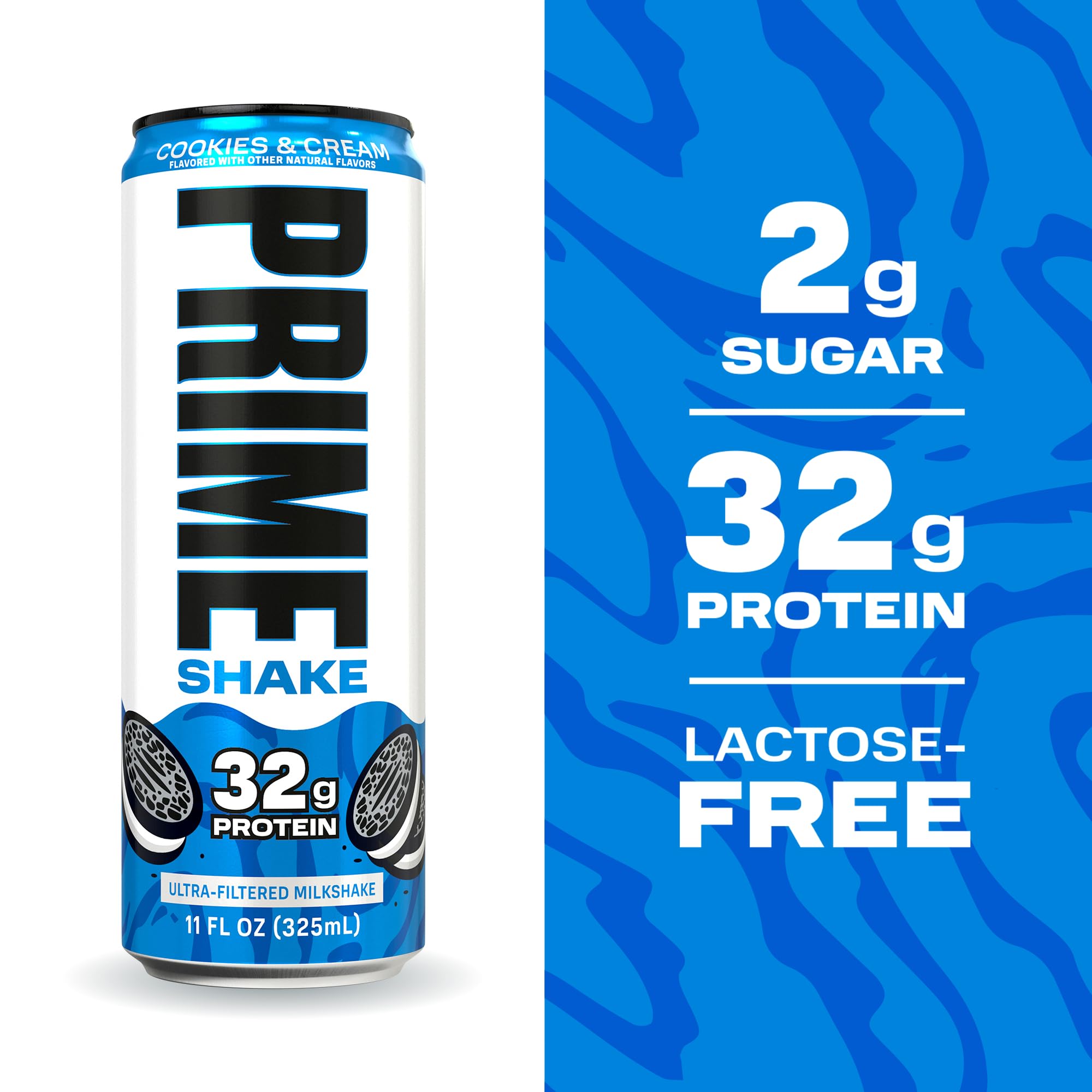 PRIME HYDRATION batido cremoso de cookies and cream sin grumos, textura suave