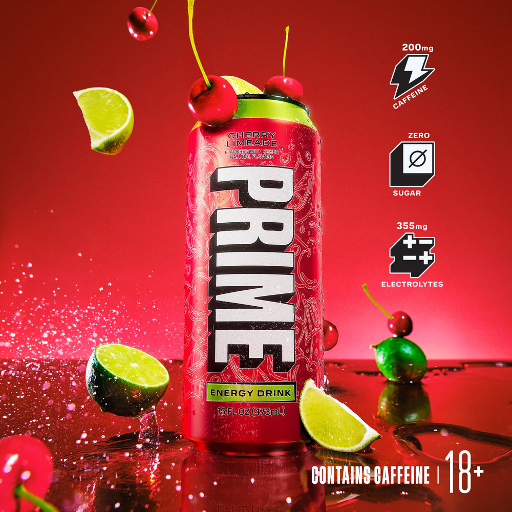PRIME HYDRATION burbujas visibles destacando sensación refrescante y ligera
