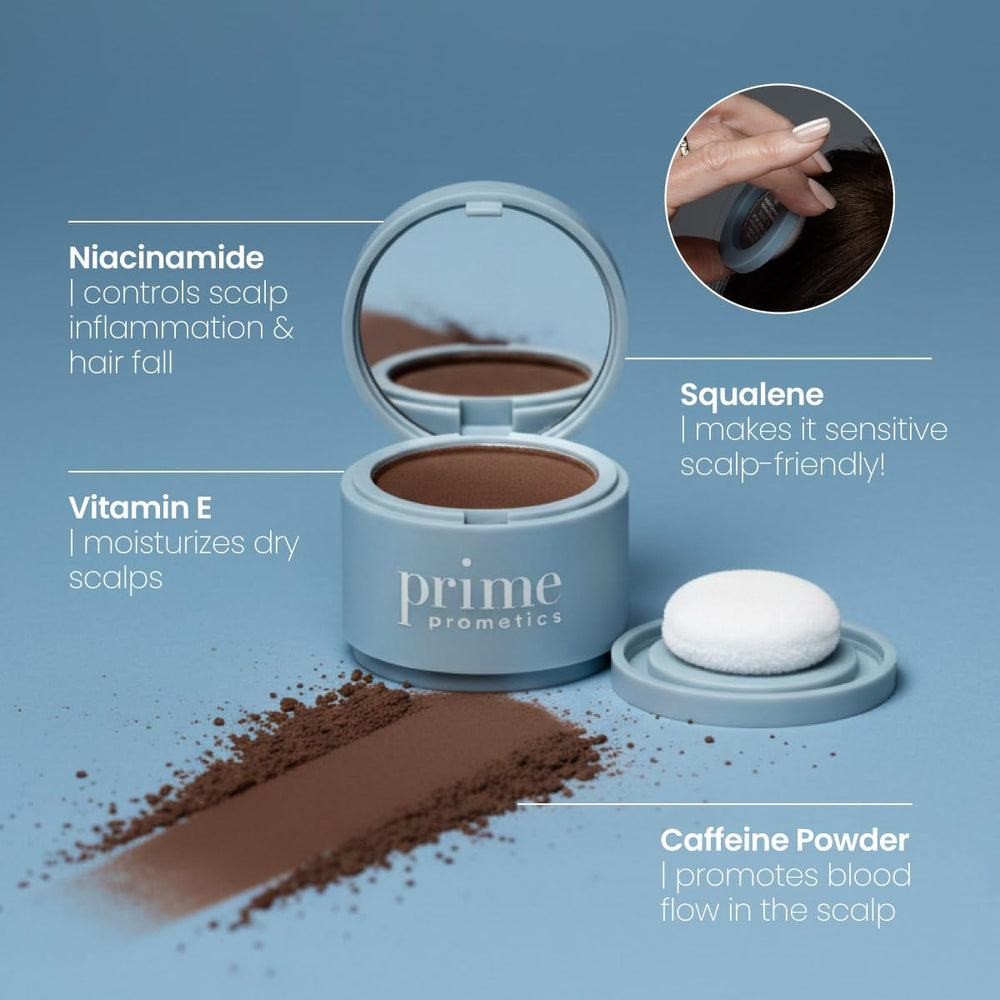 Prime Prometics etiqueta con ingredientes que nutren y calman el cuero cabelludo