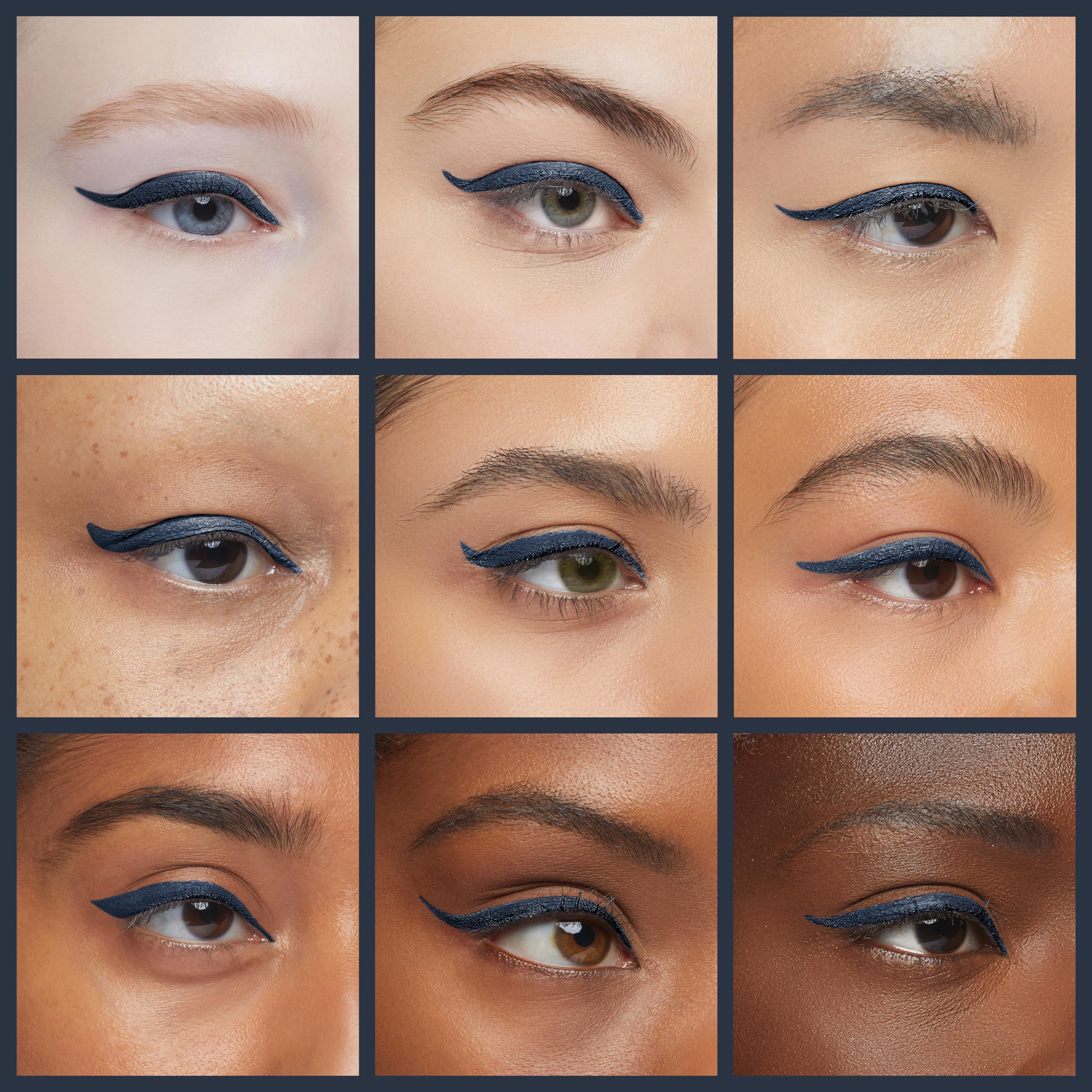 PRIME PROMETICS swatch Sapphire en piel mostrando pigmento intenso