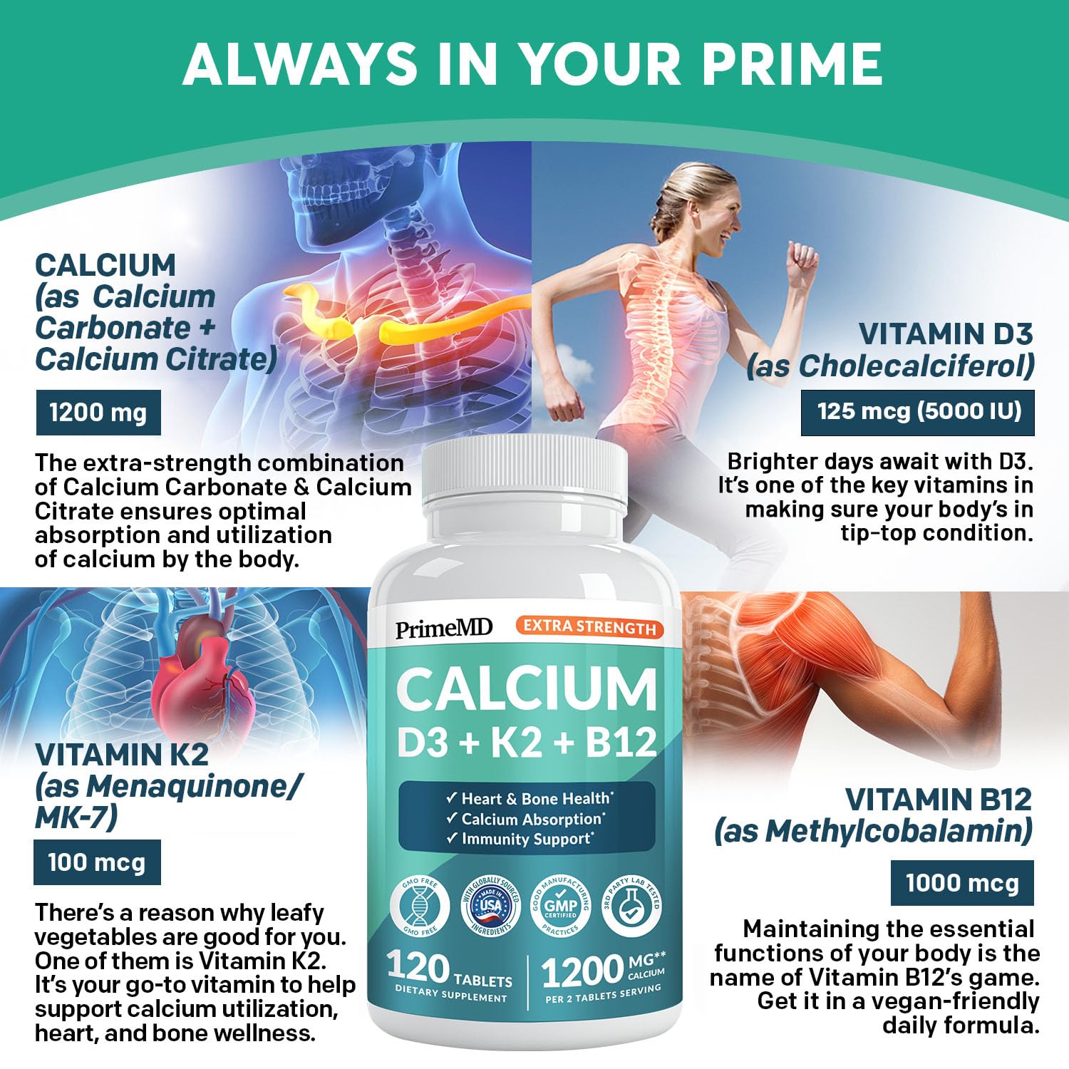 PrimeMD etiqueta con tabla nutricional clara y legible