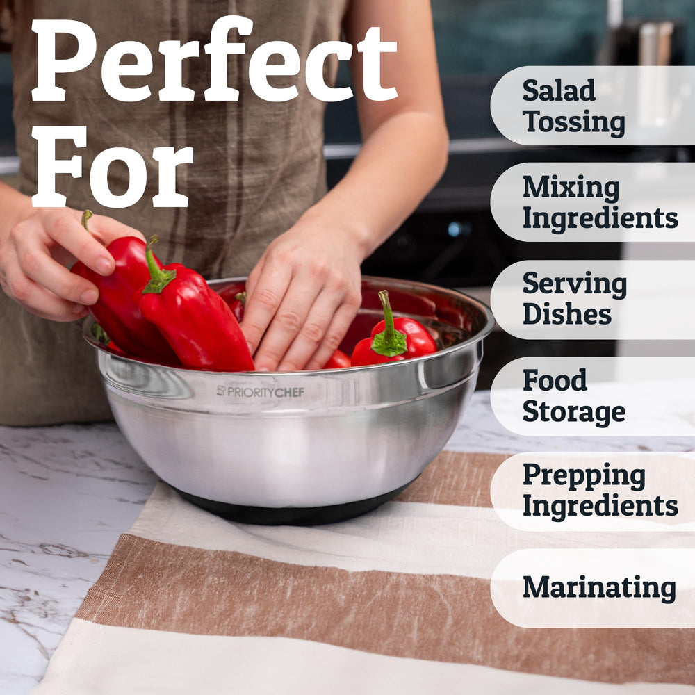 Priority Chef base antideslizante mostrando agarre estable en mesa