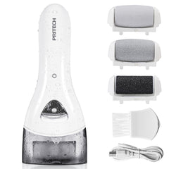 PRITECH vista frontal del dispositivo mostrando diseño ergonómico y beneficio de agarre cómodo