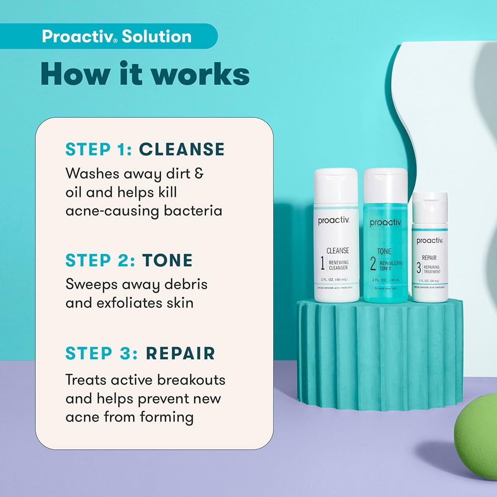 Proactiv Revitalizing Toner detalle de botella que exfolia suavemente