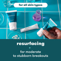ProactivMD 0.1% adapalene gel tube showing targeted acne treatment benefit