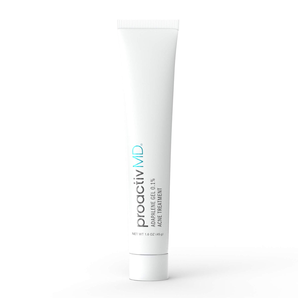 Proactiv gel frontal del envase mostrando etiqueta y claridad de marca