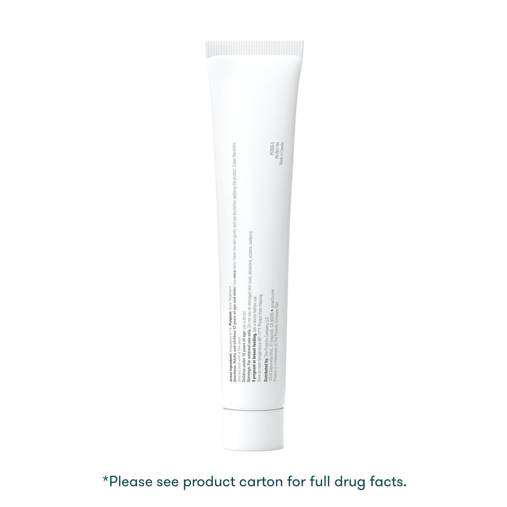 Proactiv textura de gel en primer plano que muestra consistencia ligera