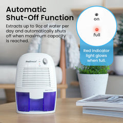 Pro Breeze en uso en baño reduce condensación y olores