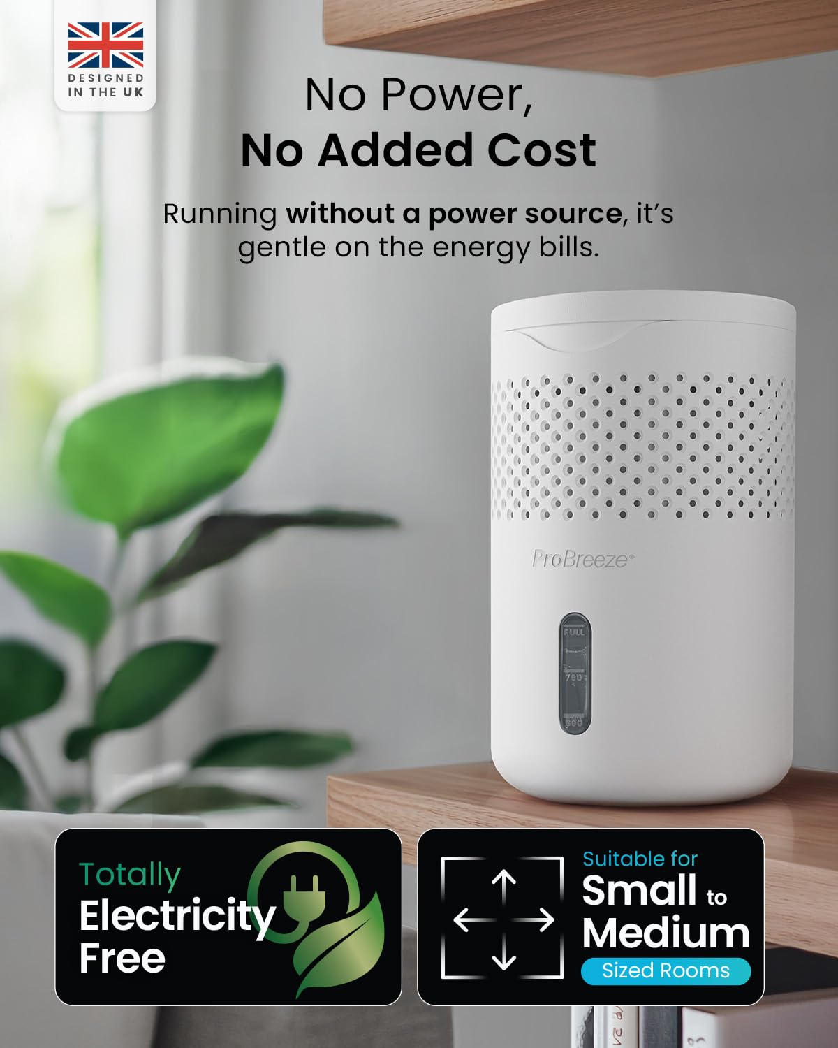 Pro Breeze Osmo ventana indicador de nivel que facilita saber cuándo vaciar