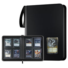 ProCase vista frontal de la carpeta negra mostrando diseño elegante y protección