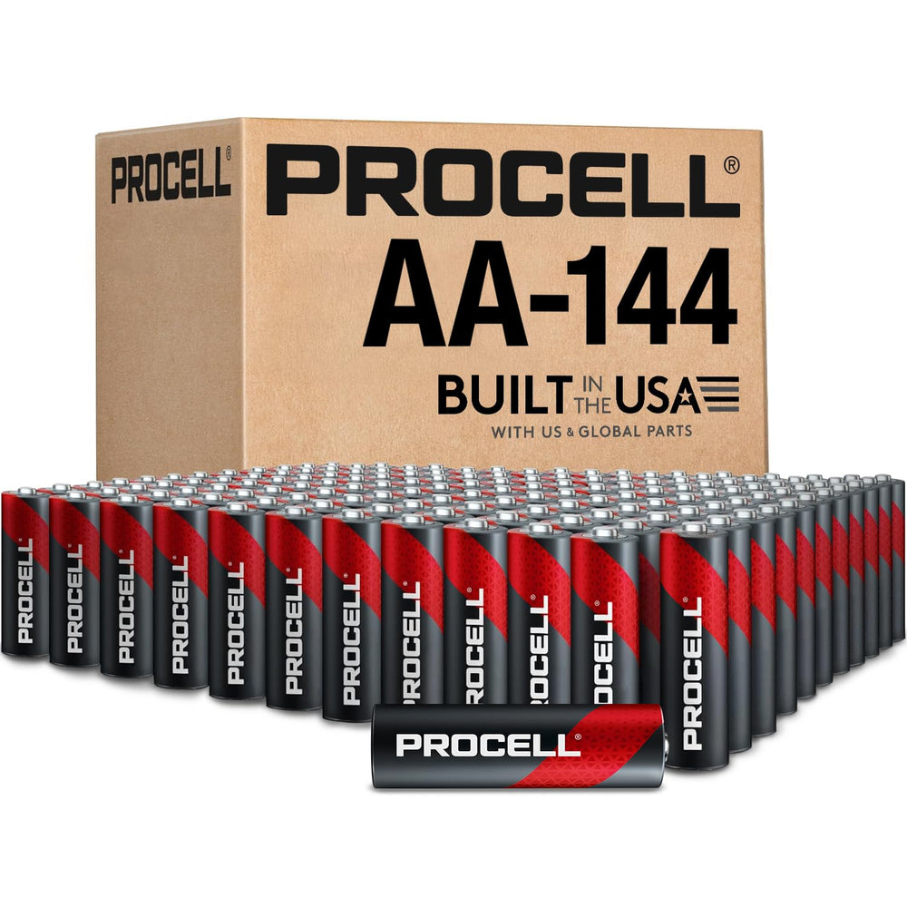 PROCELL paquete frontal de 144 pilas AA para control de inventario